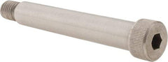 Value Collection - 3/4" Shoulder Diam x 4-1/2" Shoulder Length, 5/8-11 UNC, Hex Socket Shoulder Screw - 18-8 Stainless Steel, Uncoated, 1/2" Head Height x 1" Head Diam - USA Tool & Supply