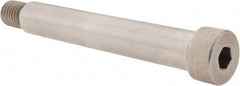 Value Collection - 3/4" Shoulder Diam x 4-3/4" Shoulder Length, 5/8-11 UNC, Hex Socket Shoulder Screw - 18-8 Stainless Steel, Uncoated, 1/2" Head Height x 1" Head Diam - USA Tool & Supply