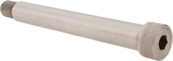 Value Collection - 3/4" Shoulder Diam x 5-1/2" Shoulder Length, 5/8-11 UNC, Hex Socket Shoulder Screw - 18-8 Stainless Steel, Uncoated, 1/2" Head Height x 1" Head Diam - USA Tool & Supply