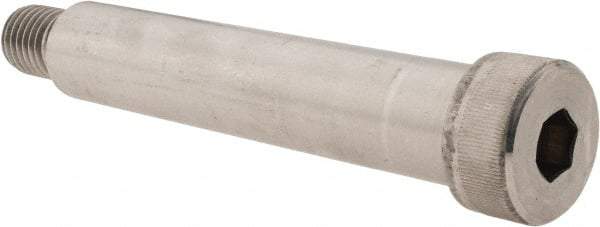 Value Collection - 1" Shoulder Diam x 5" Shoulder Length, 3/4-10 UNC, Hex Socket Shoulder Screw - 18-8 Stainless Steel, Uncoated, 5/8" Head Height x 1-5/16" Head Diam - USA Tool & Supply