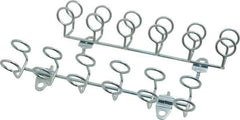 Triton - 9" Long Multi-ring Tool Holder Pegboard Hook - 1-3/4" Projection, Steel - USA Tool & Supply