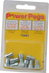 Triton - Tool Box Steel Power Peg - 5/16" Wide x 9/16" High, Plain Steel, For Mag Clip Socket Strips, Socket Caddies, Power Mats - USA Tool & Supply