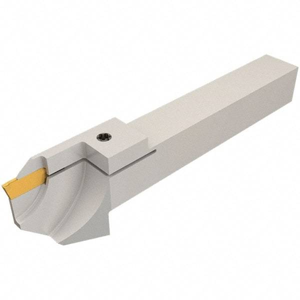 Iscar - External Thread, 0.3937" Max Depth of Cut, 1.4mm Min Groove Width, 95mm OAL, Right Hand Indexable Grooving Cutoff Toolholder - 12mm Shank Height x 12mm Shank Width, DG.. Insert Style, DGT Toolholder Style, Series Do-Grip - USA Tool & Supply