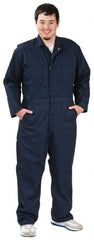 VF Imagewear - Size 40 Regular, Navy Blue, Zipper, General Purpose Coverall - 40" Chest, Cotton, Polyester, 7 Pockets - USA Tool & Supply