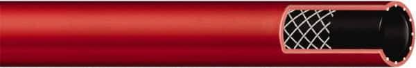 Continental ContiTech - 3/8" ID x 0.7" OD 50' Long Multipurpose Air Hose - MNPT x MNPT Ends, 300 Working psi, -40 to 190°F, 1/4" Fitting, Red - USA Tool & Supply