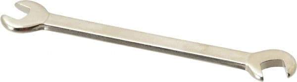 Proto - 13/64" x 15/64" Standard Ignition Open End Wrench - 3" OAL, Double End, Satin Finish, 15° & 60° Head Angle - USA Tool & Supply