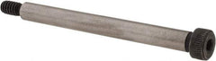 Value Collection - 1/4" Shoulder Diam x 2-1/2" Shoulder Length, #10-24 UNC, Hex Socket Shoulder Screw - 4140 Alloy Steel, Uncoated, 3/16" Head Height x 3/8" Head Diam - USA Tool & Supply