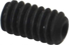 Value Collection - 1/4-20 UNC, 7/16" OAL, Cup Point Set Screw - Alloy Steel, 1/8" Key - USA Tool & Supply