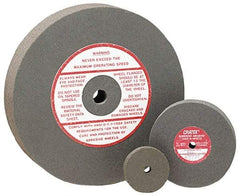 Cratex - 4" Diam x 1/2" Hole x 1/4" Thick, Surface Grinding Wheel - Silicon Carbide, Fine Grade, 5,250 Max RPM, Rubber Bond, No Recess - USA Tool & Supply