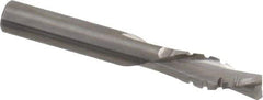 Onsrud - 3/8" Cutting Diam x 1-1/8" Length of Cut, 2 Flute, Downcut Spiral Router Bit - Uncoated, Right Hand Cut, Solid Carbide, 3" OAL x 3/8" Shank Diam, Chipbreaker, 30° Helix Angle - USA Tool & Supply