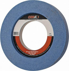 Camel Grinding Wheels - 12" Diam x 5" Hole x 2" Thick, H Hardness, 46 Grit Surface Grinding Wheel - Aluminum Oxide, Type 7, Coarse Grade, 2,228 Max RPM, Vitrified Bond, Two-Side Recess - USA Tool & Supply