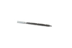 Schaefer Brush - 4" Brush Length, 3/8" Diam, Double Stem, Double Spiral Tube Brush - 6" Long, Stainless Steel, 12-24 Female Connection - USA Tool & Supply