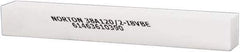 Norton - 120 Grit Aluminum Oxide Square Dressing Stick - 8 x 1 x 1, Fine Grade, Vitrified Bond - USA Tool & Supply