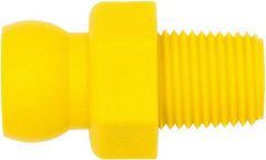 Loc-Line - 1/4" Hose ID, Male to Female Coolant Hose Connector - 1/8" NPT, For Loc-Line Modular Hose Systems - USA Tool & Supply