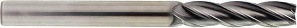 OSG - 1/8", 1" LOC, 1/8" Shank Diam, 3" OAL, 4 Flute, Solid Carbide Square End Mill - Single End, Diamond Finish, Spiral Flute, 30° Helix, Centercutting, Right Hand Cut, Right Hand Flute, Series 7041 - USA Tool & Supply