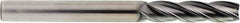 OSG - 1/8", 1" LOC, 1/8" Shank Diam, 3" OAL, 4 Flute, Solid Carbide Square End Mill - Single End, Diamond Finish, Spiral Flute, 30° Helix, Centercutting, Right Hand Cut, Right Hand Flute, Series 7041 - USA Tool & Supply