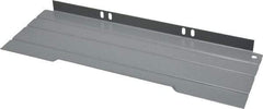 Vidmar - Tool Box Steel Drawer Divider - 12-1/4" Wide x 12-5/8" Deep x 4-1/2" High, Gray, For Vidmar Cabinets - USA Tool & Supply