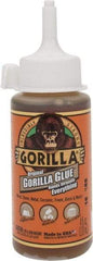 Gorilla Glue - 4 oz Bottle Brown All Purpose Glue - 20 min Working Time - USA Tool & Supply