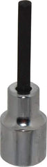 Proto - 1/2" Drive, 1/4" Hex Bit Socket - 3-1/4" OAL, 1-3/4" Bit Length - USA Tool & Supply