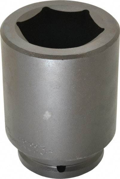 Proto - 1-1/2" Drive 3" Deep Impact Socket - 6 Points, 6-3/8" OAL - USA Tool & Supply