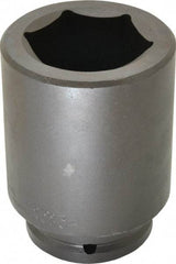 Proto - 1-1/2" Drive 3" Deep Impact Socket - 6 Points, 6-3/8" OAL - USA Tool & Supply