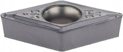 Iscar - DCMT3-2 SM Grade IC907 Carbide Turning Insert - 55° Diamond, 3/8" Inscr Circle, 5/32" Thick, 1/32" Corner Radius - USA Tool & Supply