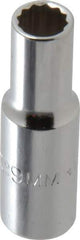 Proto - 9/32", 1/4" Drive, Deep Hand Socket - 6 Points, 7/8" OAL, Chrome Finish - USA Tool & Supply