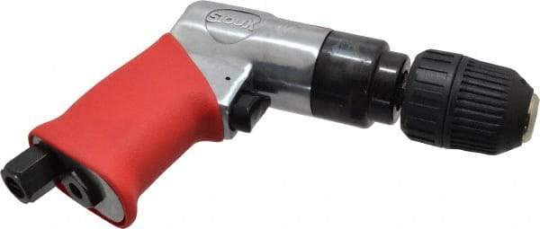 Sioux Tools - 3/8" Keyless Chuck - Pistol Grip Handle, 2,300 RPM, 0.33 hp - USA Tool & Supply