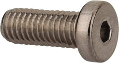 Value Collection - #10-32 UNF Hex Socket Drive, Low Socket Cap Screw - Grade 18-8 Stainless Steel, 1/2" Length Under Head - USA Tool & Supply