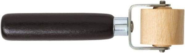 Hyde Tools - Steel & Wood Wallpaper Roller - 8-1/2" Long x 1-1/4" Wide - USA Tool & Supply