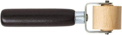 Hyde Tools - Steel & Wood Wallpaper Roller - 8-1/2" Long x 1-1/4" Wide - USA Tool & Supply