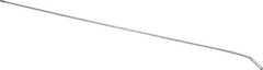 Schaefer Brush - 24" Long, 8-32 Female, Galvanized Steel Brush Handle Extension - 0.162" Diam, 8-32 Male, For Use with Tube Brushes & Scrapers - USA Tool & Supply