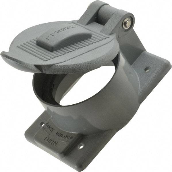 Hubbell Wiring Device-Kellems - Electrical Outlet Box Thermoplastic Weatherproof Cover - USA Tool & Supply