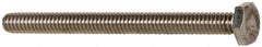 Value Collection - 1/4-20 UNC, 3" Length Under Head Hex Head Cap Screw - Fully Threaded, Grade 316 Stainless Steel, Uncoated, 7/16" Hex - USA Tool & Supply