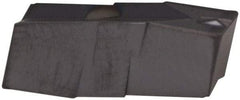 Iscar - 400040GIP Grade IC908, 4mm Cutting Width Carbide Grooving Insert - 2.4mm Max Depth of Cut, Neutral, 0.4mm Corner Radius, TiAlN Finish - USA Tool & Supply
