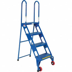 Vestil - 61-9/16" High 350 Lb Capacity 4 Step Foldup - USA Tool & Supply