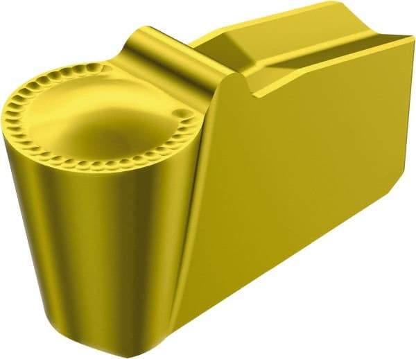 Sandvik Coromant - 40N151.2-5P Grade 235, Carbide Grooving Insert - 2.2mm Max Depth of Cut, Neutral, 2.5mm Corner Radius, TiCN/TiN Finish - USA Tool & Supply
