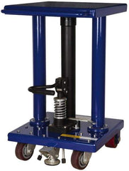 Value Collection - 500 Lb Capacity Hydraulic Lift Table - 30" to 47-1/2" Lift Height, 18" Platform Length x 18" Platform Width - USA Tool & Supply