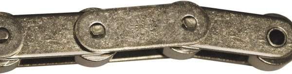 U.S. Tsubaki - 2" Pitch, ANSI C2082H, Oversize Double Pitch Roller Chain - Chain No. C2082H, 2,400 Lb. Capacity, 10 Ft. Long, 1-1/8" Roller Diam, 5/8" Roller Width - USA Tool & Supply
