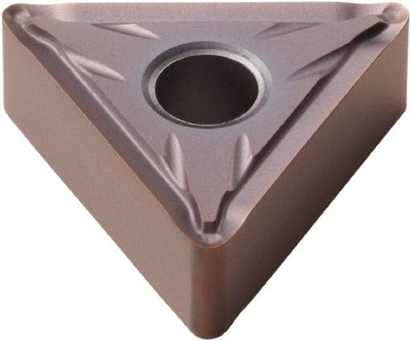 Seco - TNMG331 FF2 Grade TP1030 Cermet Turning Insert - 60° Triangle, 3/8" Inscr Circle, 3/16" Thick, 1/64" Corner Radius - USA Tool & Supply