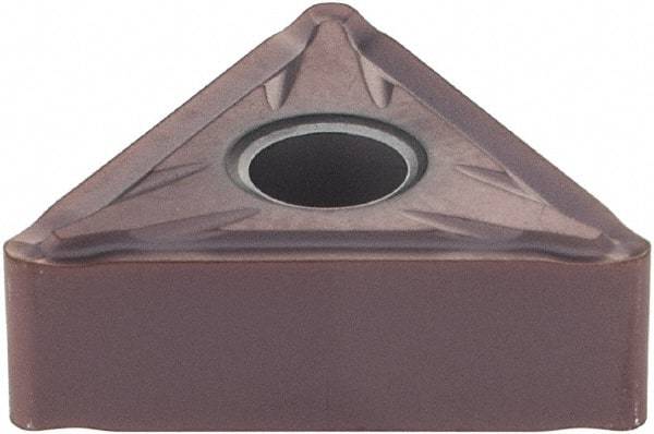 Seco - TNMG332 FF2 Grade TP1030 Cermet Turning Insert - 60° Triangle, 3/8" Inscr Circle, 3/16" Thick, 1/32" Corner Radius - USA Tool & Supply