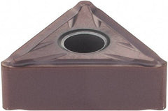 Seco - TNMG332 FF2 Grade TP1030 Cermet Turning Insert - 60° Triangle, 3/8" Inscr Circle, 3/16" Thick, 1/32" Corner Radius - USA Tool & Supply