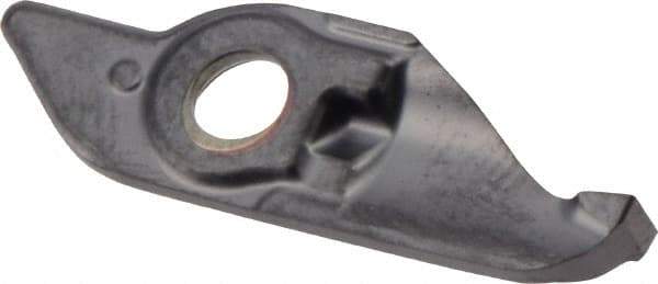Iscar - 10300020MIFR Grade IC908, 3mm Cutting Width Carbide Grooving Insert - 9mm Max Depth of Cut, Neutral, 0.2mm Corner Radius, TiAlN Finish - USA Tool & Supply