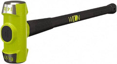 Wilton - 14 Lb Head, 30" Long Sledge Hammer - Steel Head, Steel Handle with Grip - USA Tool & Supply