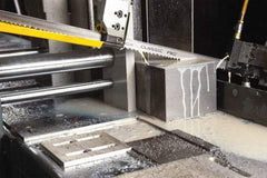 Lenox - 3 to 4 TPI, 16' 2" Long x 1-1/4" Wide x 0.042" Thick, Welded Band Saw Blade - M42, Bi-Metal, Toothed Edge, Modified Raker Tooth Set, Flexible Back - USA Tool & Supply