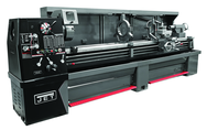 21x80 Geared Head Lathe with 3-1/8" D1-8 Large Spindle Bore;Matrix disc clutch; 21" swing; 80" between centers; 10-2/3" cross slide travel; 16 spindle speeds (20-1600RPM); 10HP 230/460V 3PH Prewired 230V CSA/UL Certified - USA Tool & Supply