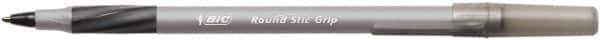 Bic - Ball Point Round Stick Grip Pen - Black - USA Tool & Supply