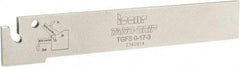 Iscar - 0.6772" Blade Height, 0.098" Blade Width, 4.331" OAL, Neutral Cut, Single End Indexable Cut-Off Blade - TGFS Blade, Tang-Grip Series - USA Tool & Supply