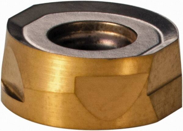 Iscar - H400 RNHU1205 HP Grade IC830 Carbide Milling Insert - TiAlN/TiN Finish, 0.187" Thick, 6mm Corner Radius - USA Tool & Supply
