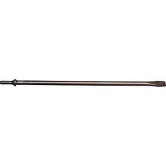 Mayhew - 1" Head Width, 18" OAL, Cold Chisel - Round Drive, Round Shank, Steel - USA Tool & Supply